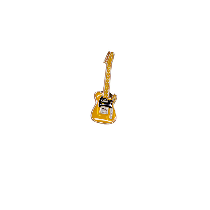 Yellow Guitar Pin