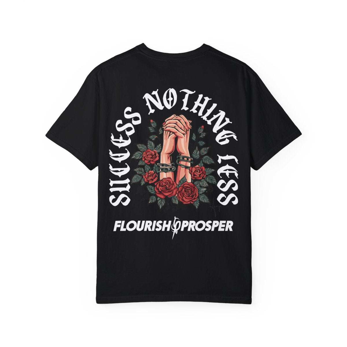 Success Nothing Less Black T-Shirt