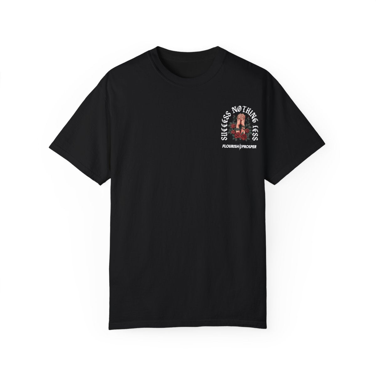 Success Nothing Less Black T-Shirt
