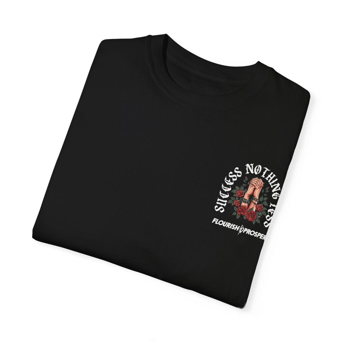 Success Nothing Less Black T-Shirt