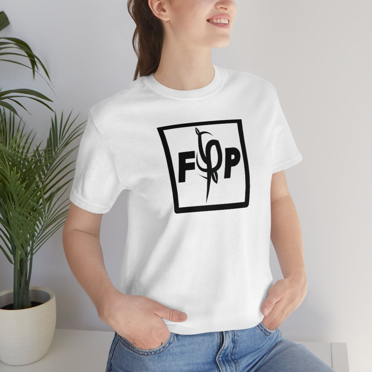 F$P Square Logomark Premium Jersey Short Sleeve T-Shirt
