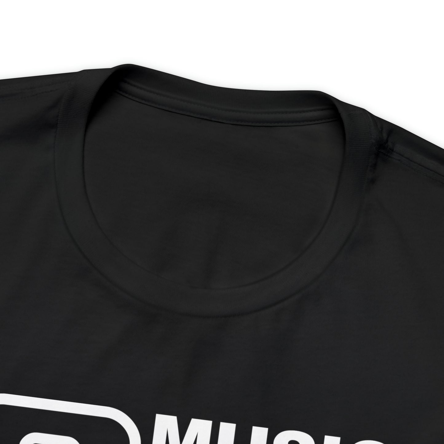 Music NFT Logo Black T-Shirt (Retro Compact Disc Logo)