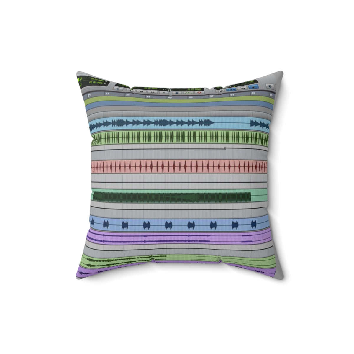 Hip Hop Pro Tools Recording Session Studio Pillow for Audio Engineers