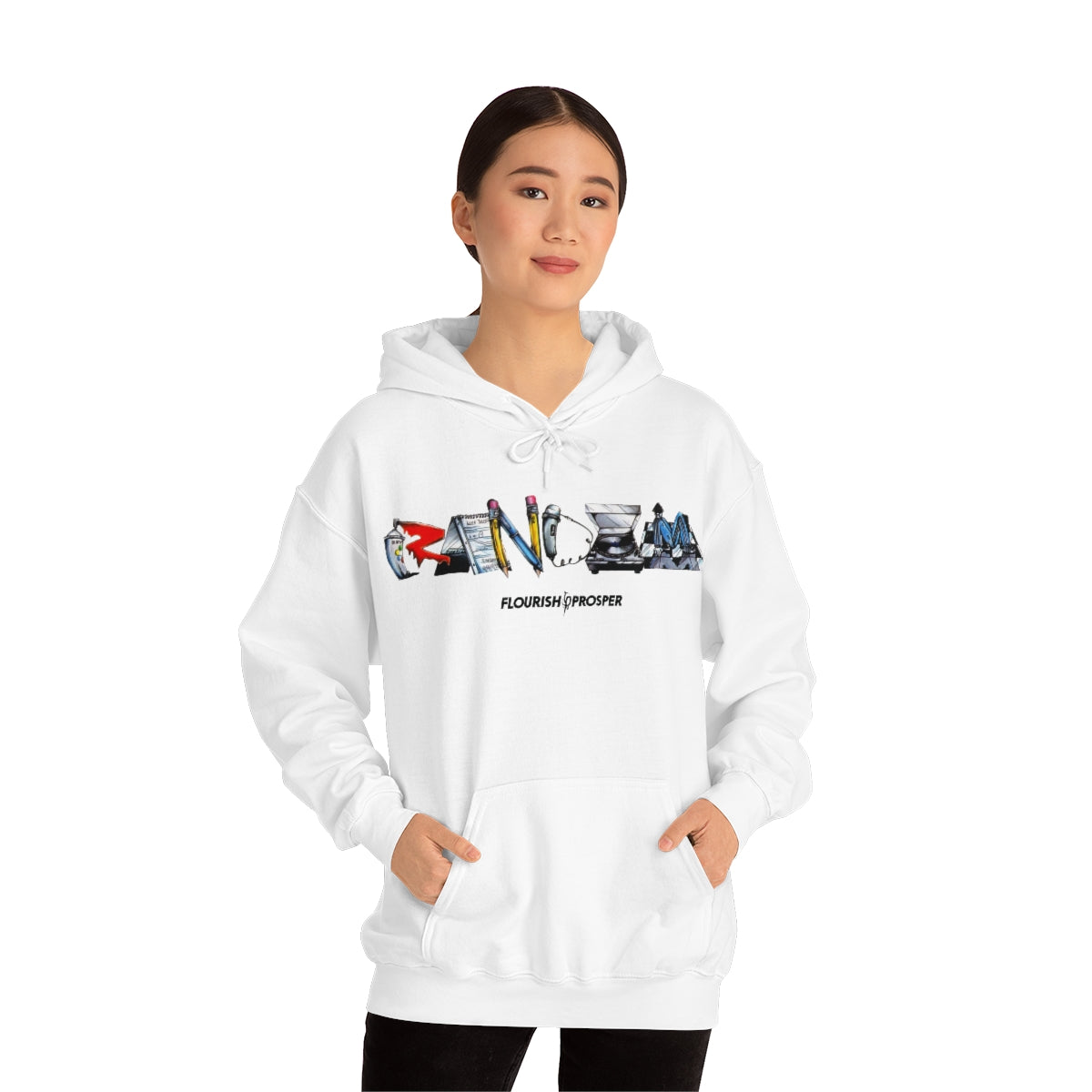 MC Random "Elements of Hip Hop" Hooded Sweatshirt