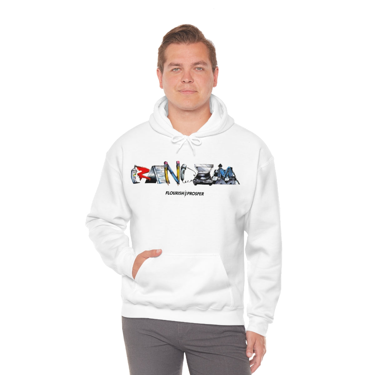MC Random "Elements of Hip Hop" Hooded Sweatshirt