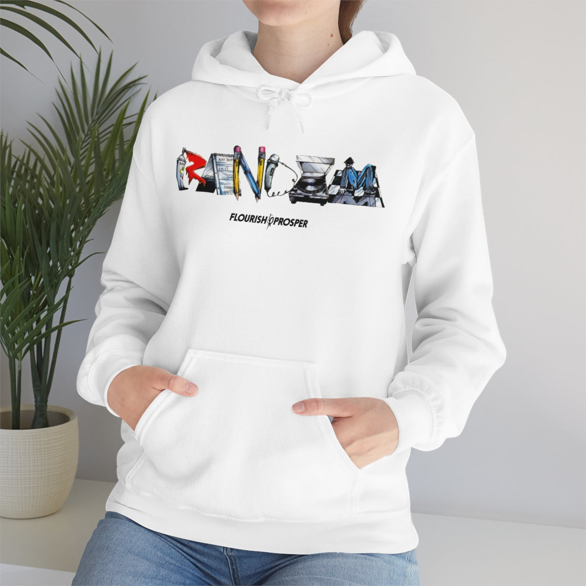 MC Random "Elements of Hip Hop" Hooded Sweatshirt