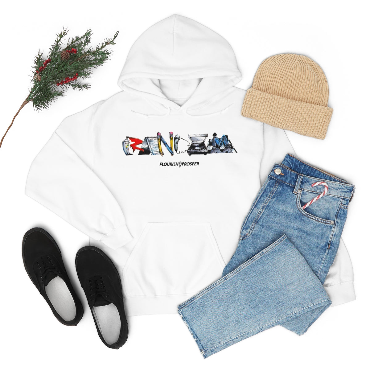 MC Random "Elements of Hip Hop" Hooded Sweatshirt