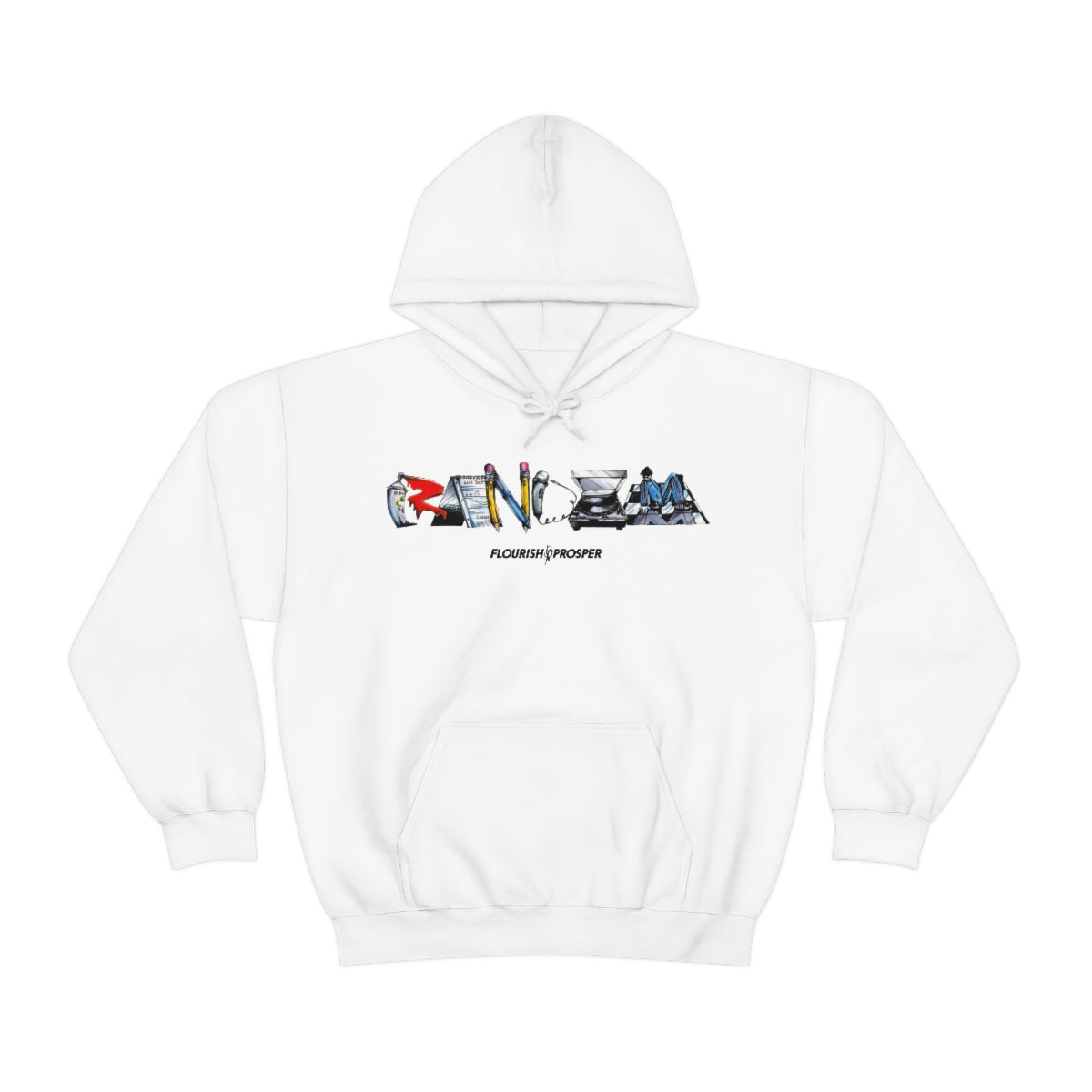 MC Random "Elements of Hip Hop" Hooded Sweatshirt
