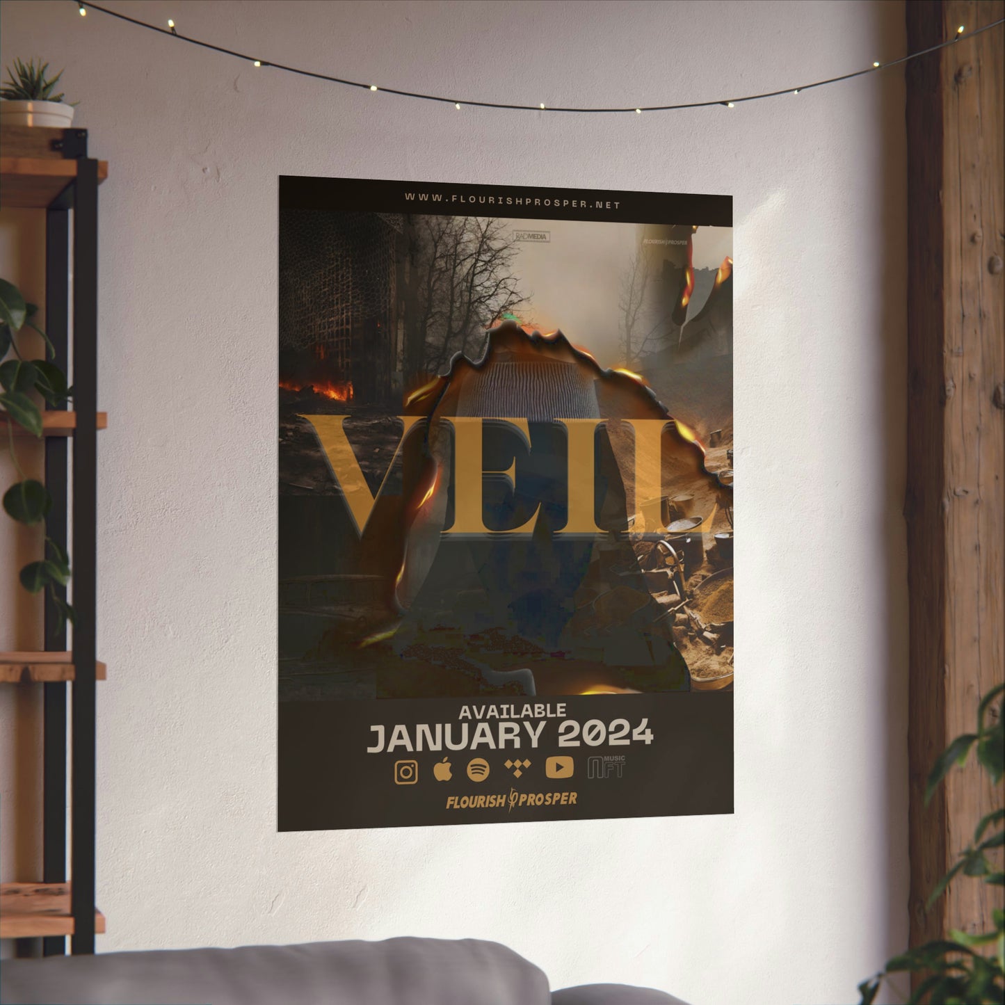 Kat Lincoln and Yone OG "Veil" Matte Vertical Posters