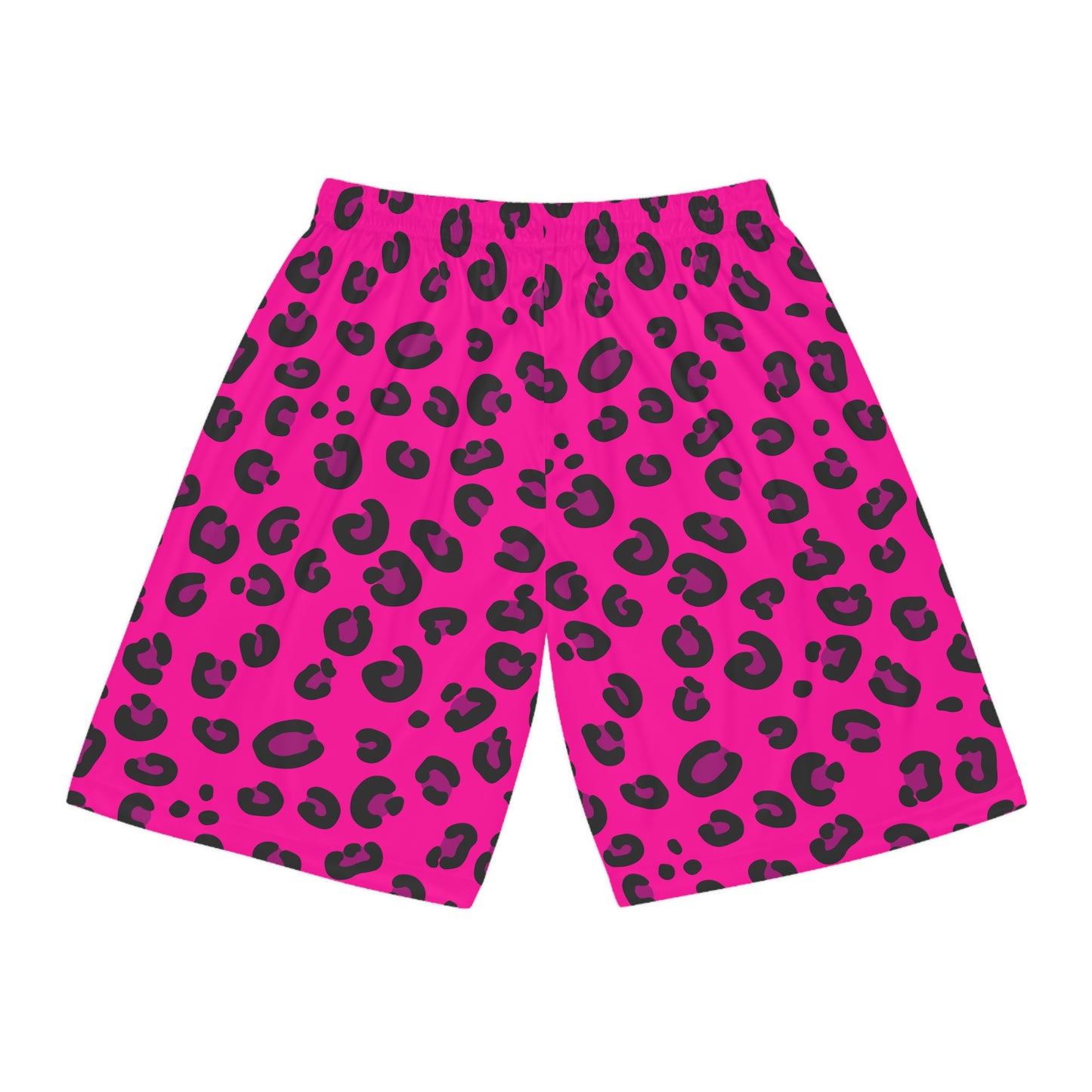 Gutter Cat Gang Pink Leopard Basketball Shorts