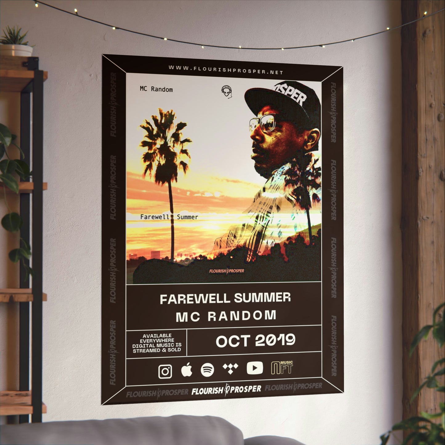 MC Random "Farewell Summer" Matte Vertical Posters