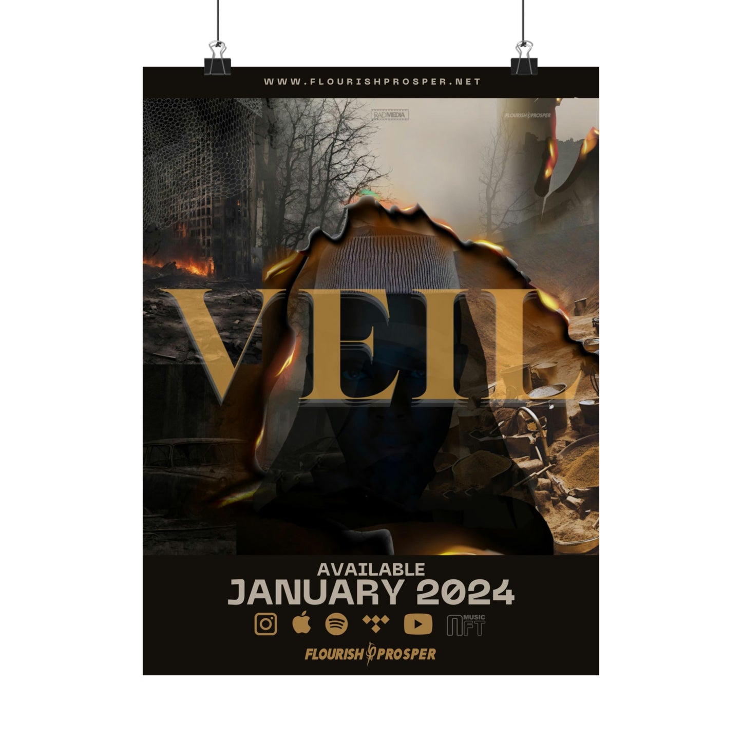 Kat Lincoln and Yone OG "Veil" Matte Vertical Posters