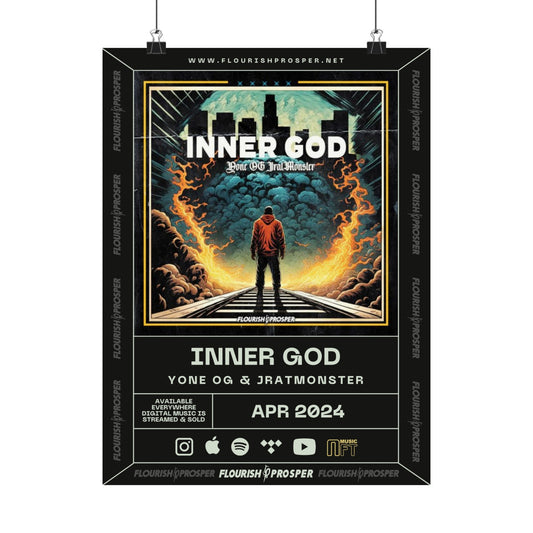 Yone OG & JratMonster "Inner God" Matte Vertical Posters