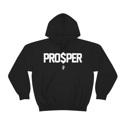 Promo PRO$PER Black Hoodie by Flourish$Prosper (White Lettering)