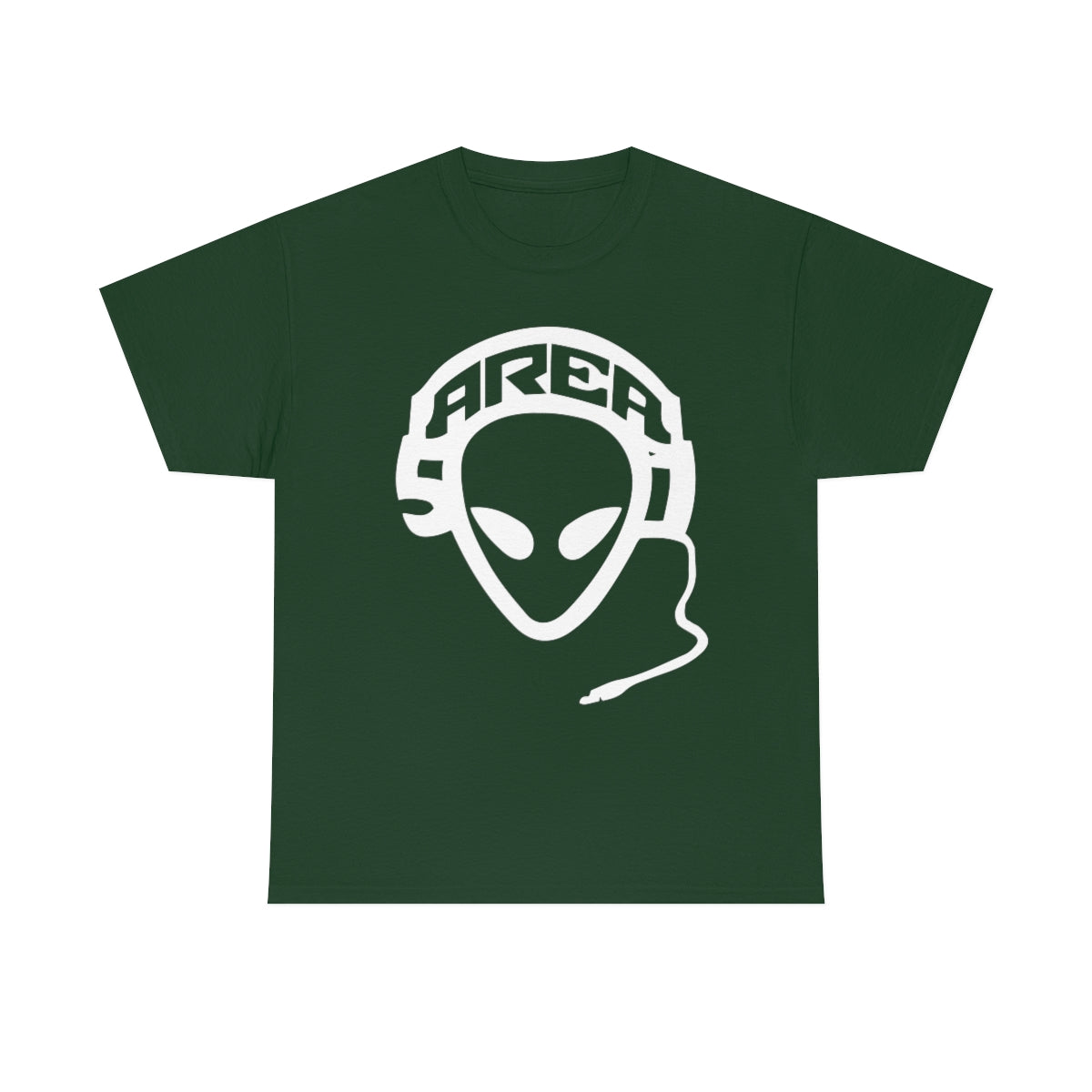 Area 51 Hip Hop Crew Logo Forest Green T Shirt